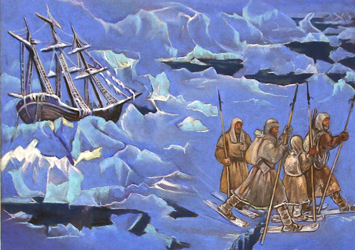 Иллюстрация из портфолио Натальи Выучейской. Фрагмент. Источник: издательство «Достояние Севера» / dostoyanie-severa.ru