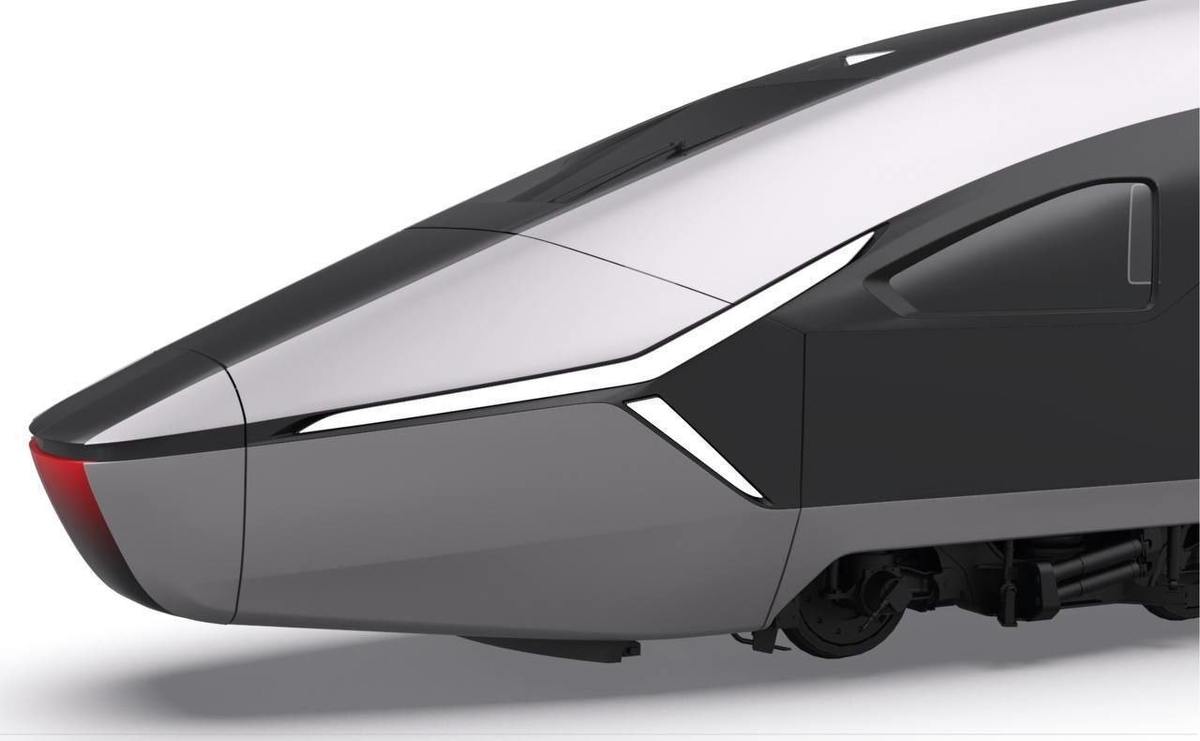 Рендер проекта головного вагона российского высокоскоростного поезда. Источник: РЖД