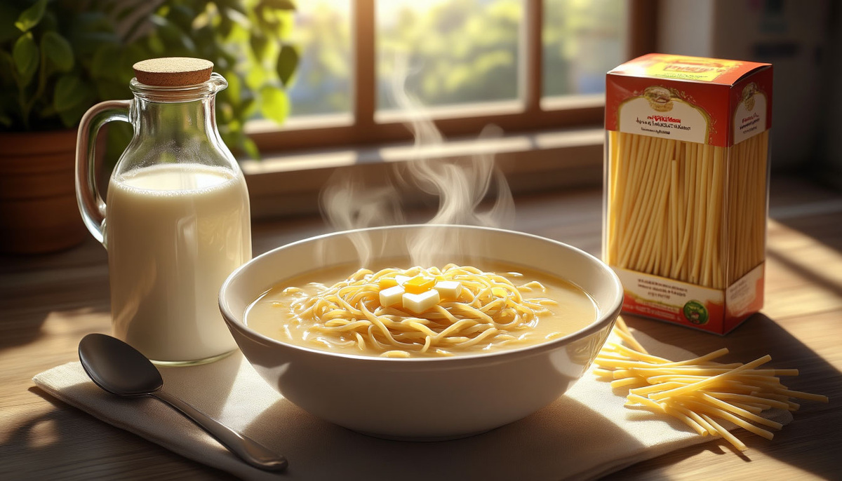 «Молочный суп с вермишелью: не “детский”, а “когда хочется простоты — без стыда”»