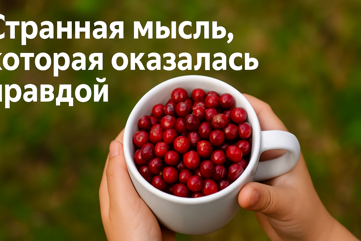 Детские руки держат чашку с брусникой — обложка статьи о застройщике Брусника и новом проекте Город на Озер
