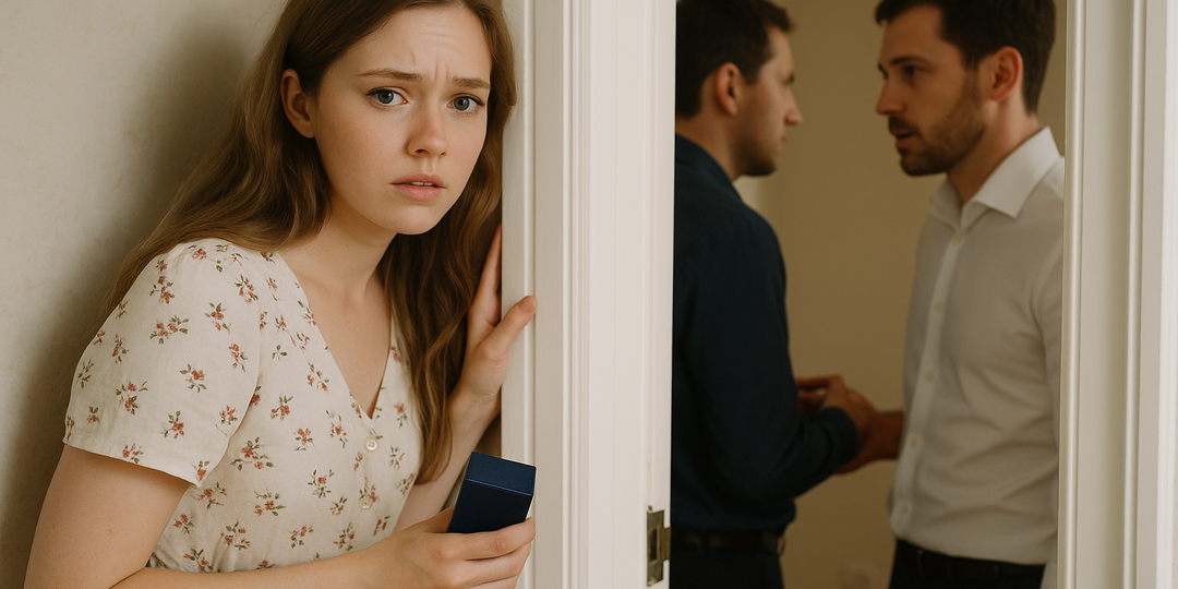 За неделю до свадьбы, Наташа спешила к жениху, чтобы его обрадовать. Аслучайно подслушав разговор