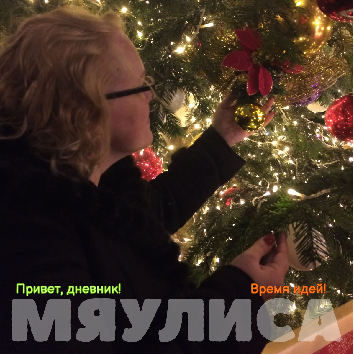 Новогодняя ночь. Красная площадь. Наши проекты "Мяулиса", "Привет, дневник", "Время идей".