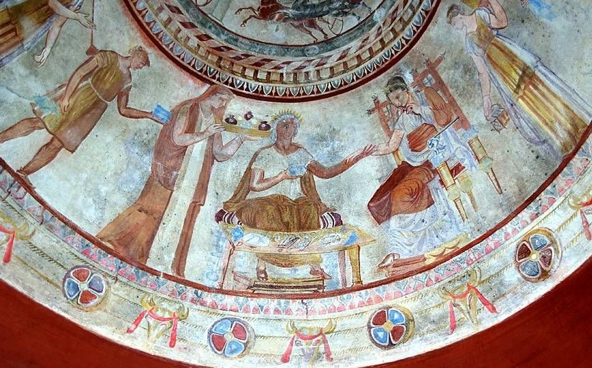 Фрески из Казанлыкской гробницы в Болгарии. Источник иллюстрации: ru.pinterest.com