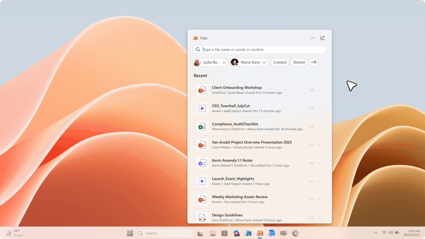 Изображение: Microsoft. Отправка запросов о содержимом документа умному помощнику "Microsoft 365 Копилоту" в приложении-компаньоне "Файлы" в Windows 11.