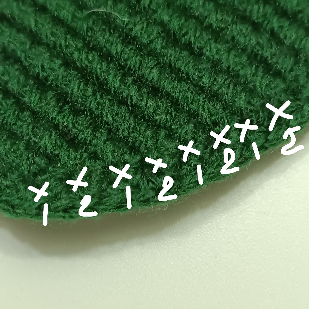 Столбики без накида 