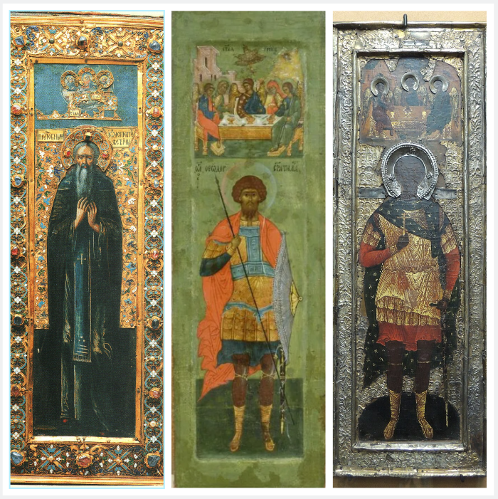 Мерные иконы сыновей Ивана Грозного
