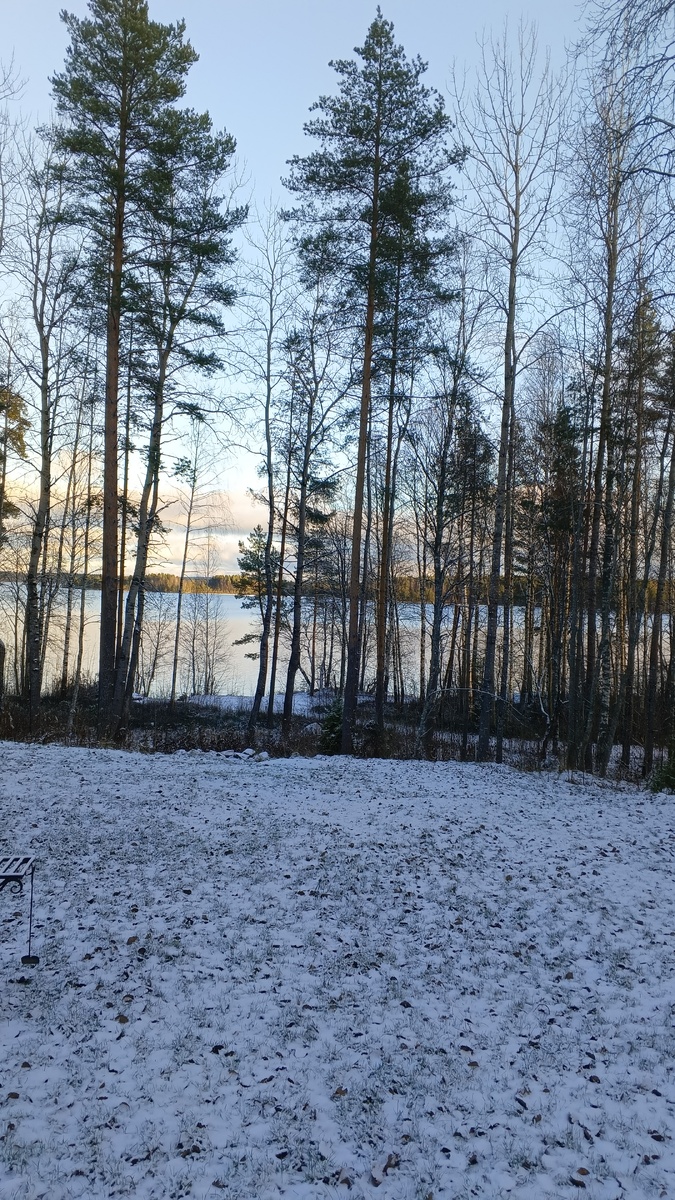 фото автора: сейчас в Карелии вот так, ноябрь самый тяжёлый месяц по моим ощущениям. Озеро Урозеро