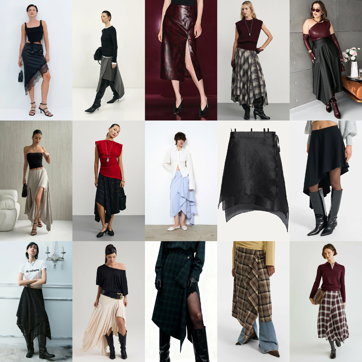 Асимметричные юбки