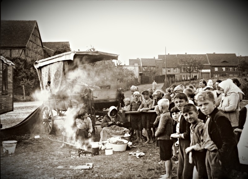 Цыганский лагерь Тангермюнде, 1931 год.
