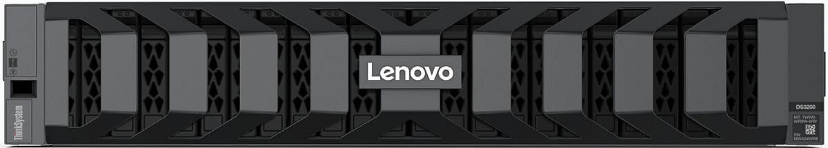 Lenovo ThinkSystem DS3200 вид спереди с фальш-панелью