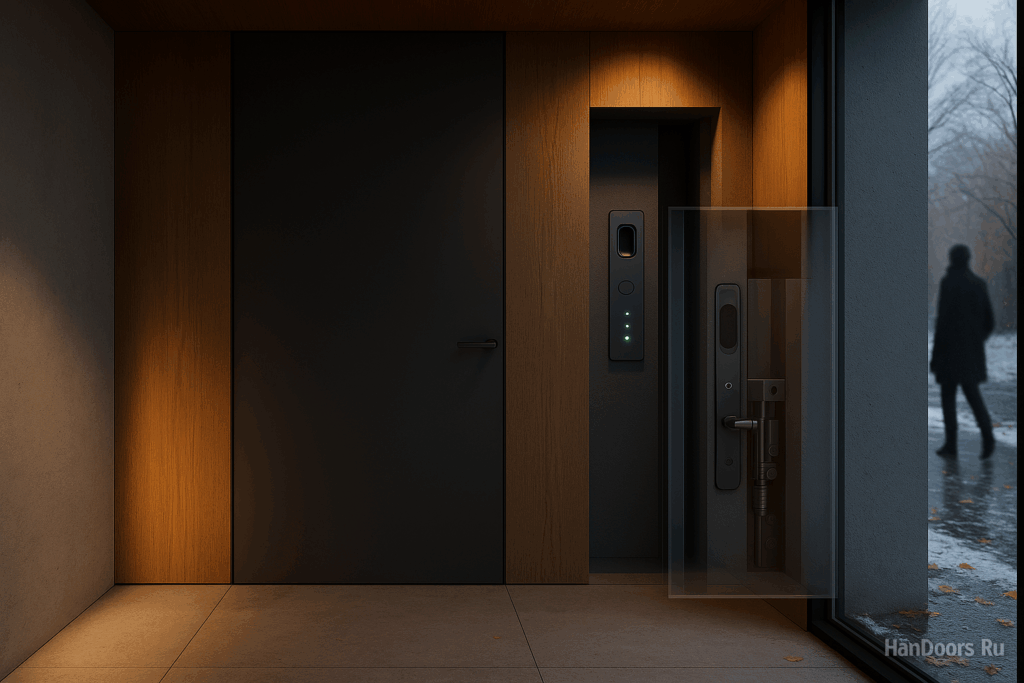    Smart-дверь без экрана: как встроить управление в стеновую панель и оставить полотно «чистым» Autor