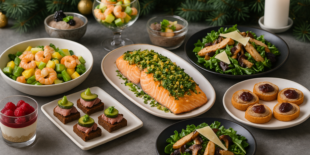 Меню на НОВЫЙ ГОД 2026: стильные, современные салаты, закуски и все это за 5000-6000 рублей!