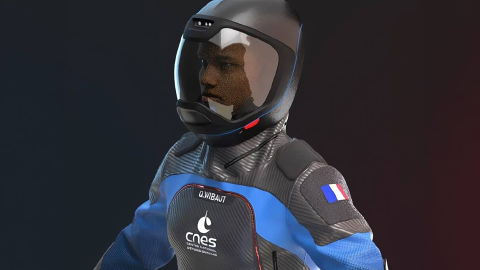 Проект скафандра от CNES для испытаний на МКС. Фото: CNES