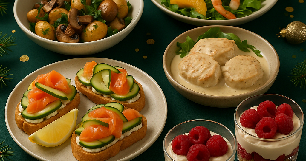 Меню на Новый Год 2026, которое готовится всего за 1 час: быстро, эффектно и очень вкусно