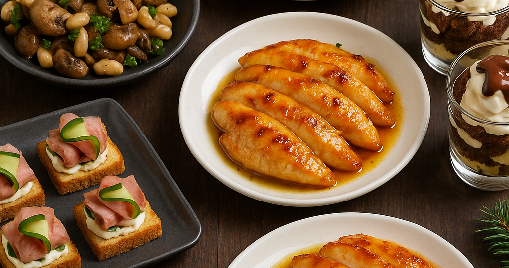 Меню на Новый Год 2026 за 30 минут: быстрые блюда, которые выглядят как праздничные! Для работающих людей!