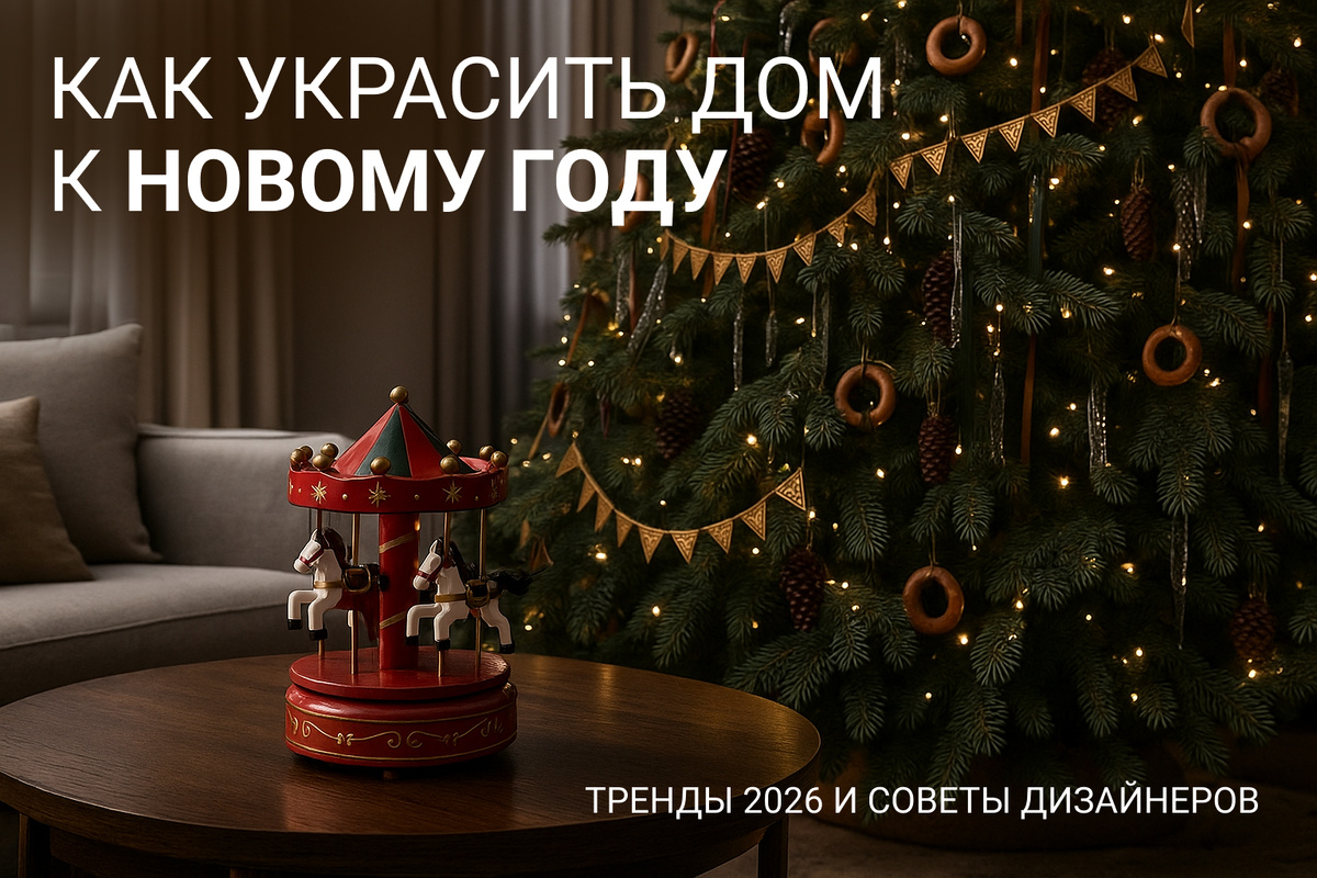 Как украсить дом к Новому году?