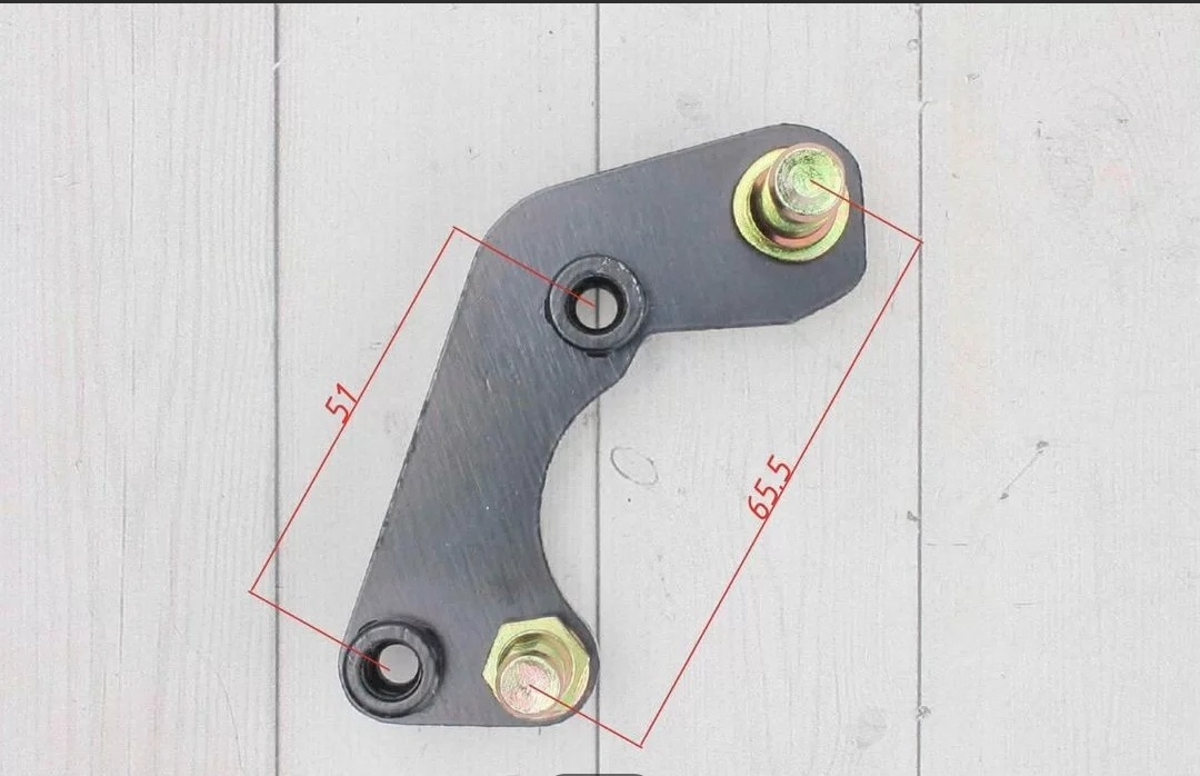 Тут крепление суппорта 65.5