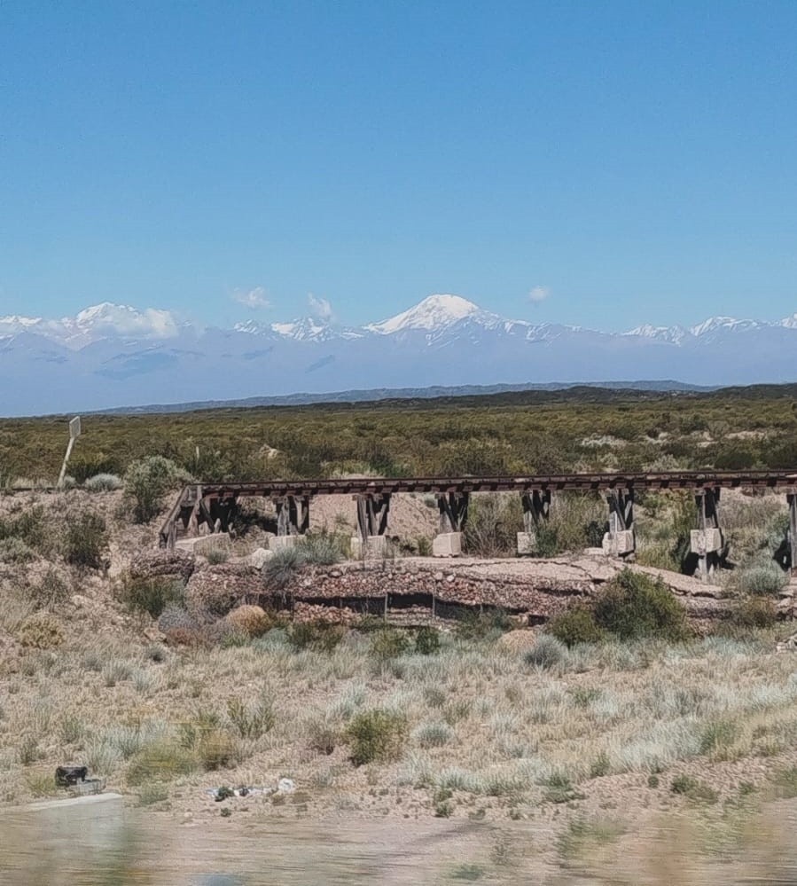 Вид на Анды по дороге в Сан-Рафаэль