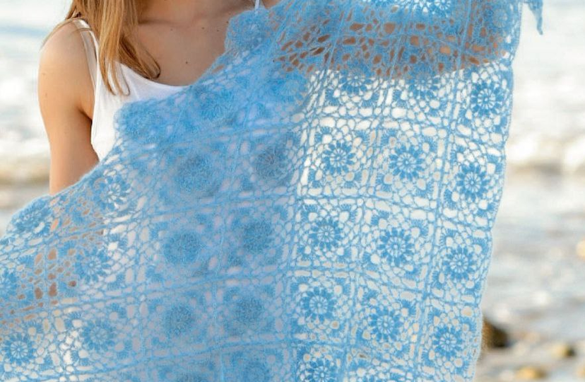 Ажурная шаль крючком: искусство создавать красоту без условий