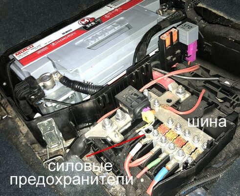 Силовая разводка Audi Q7