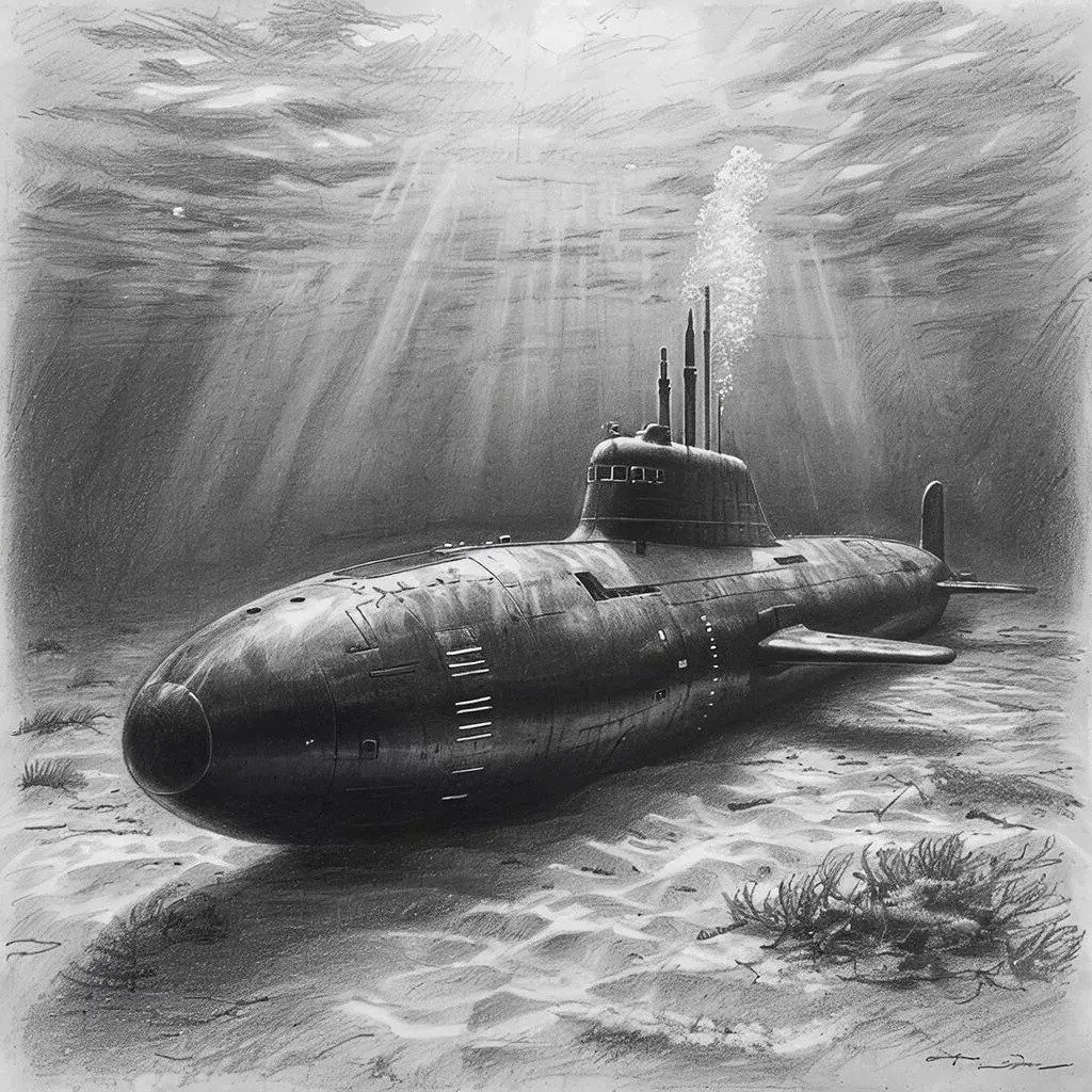 «Лечь бы на дно, как подводная лодка,И позывных не передавать». Самое точное описание моего настроения и состояния в последние два дня. Сгенерировано нейросетью GigaChat по запросу автора.