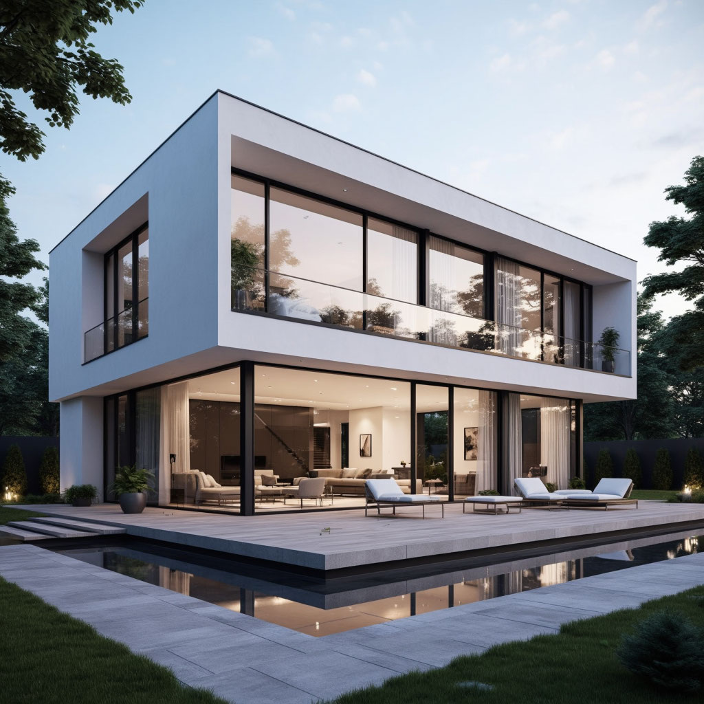 Условный новый дом