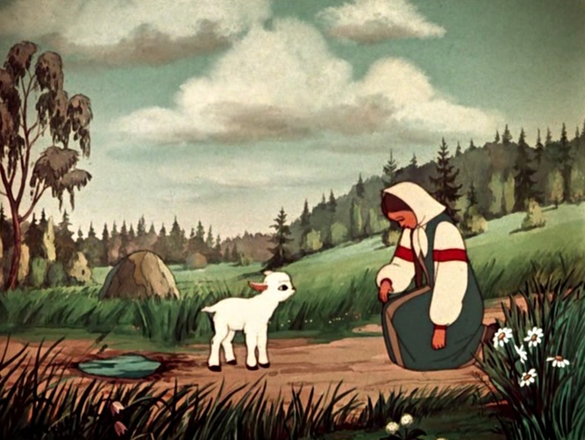 Кадр из м/ф Сестрица Аленушка и братец Иванушка 1953 год