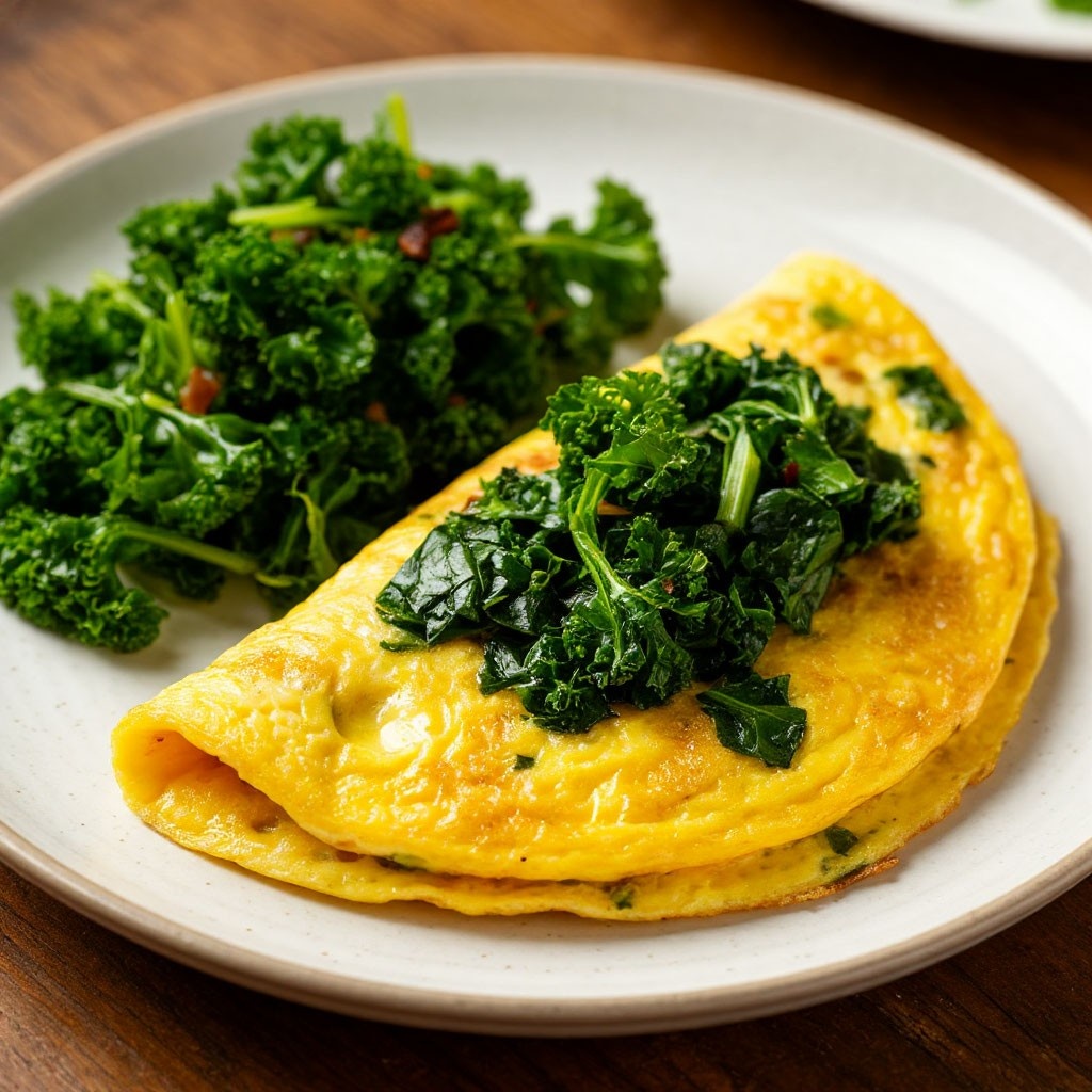 Омлет с зеленью