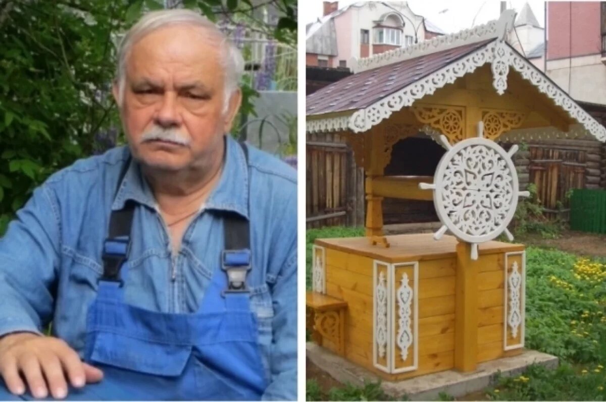    Мастер народных художественных промыслов Кировской области Геннадий Лопатин.