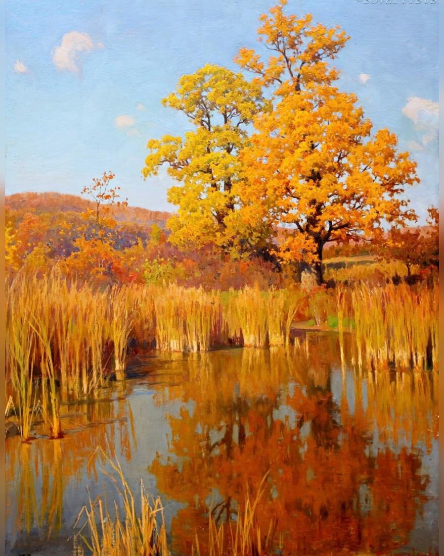 Борис Щербаков.  «Осенние дубки». 1964