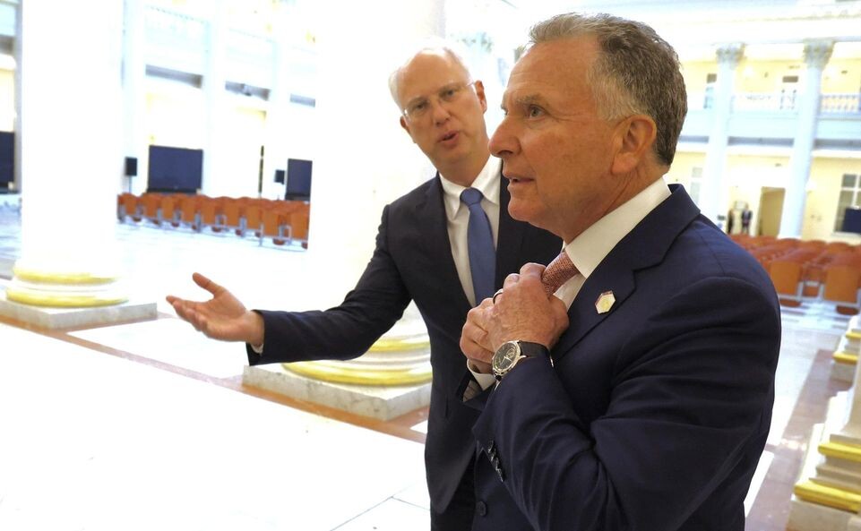  Кирилл Дмитриев и Стив Уиткофф. Kremlin Pool/via Global Look Press / www.globallookpress.com