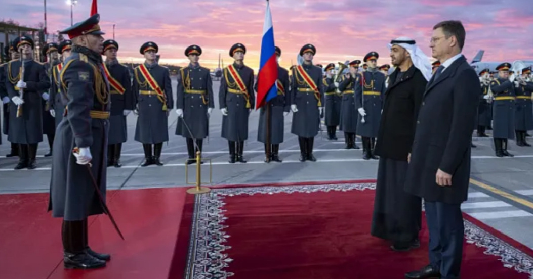 Президент ОАЭ Мохаммед бен Заид Аль Нахайян прибыл в Москву.