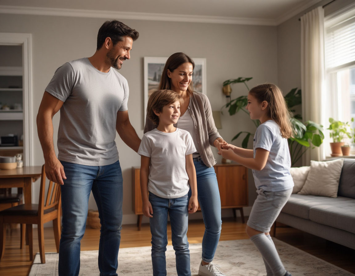 Семейный совет. История о том, как семья учится принимать решения вместе: от выбора места для отпуска до решения серьёзного конфликта. напиши уникальный рассказ. *Картинка создана с помощью ИИ*