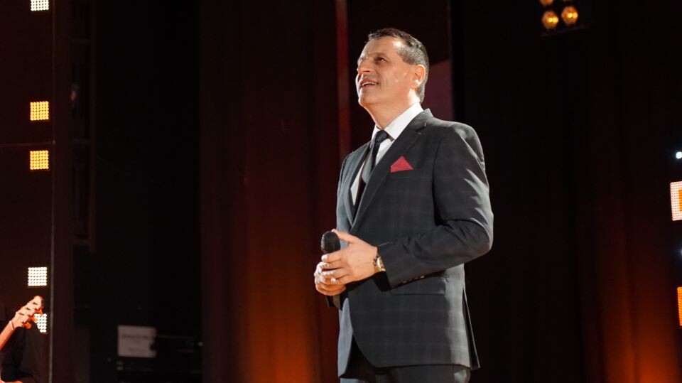    Лев Шапиро на сцене. Источник: Виталий Барабаш