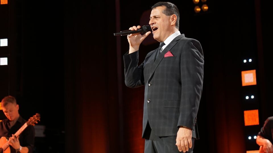    Лев Шапиро на сцене. Источник: Виталий Барабаш