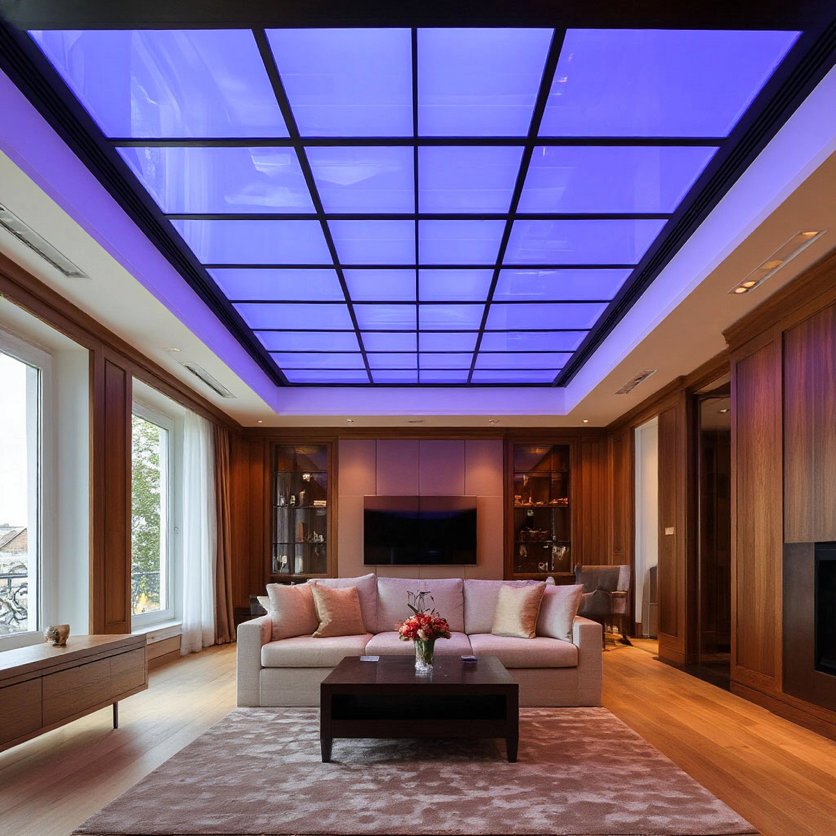 Натяжной потолок.