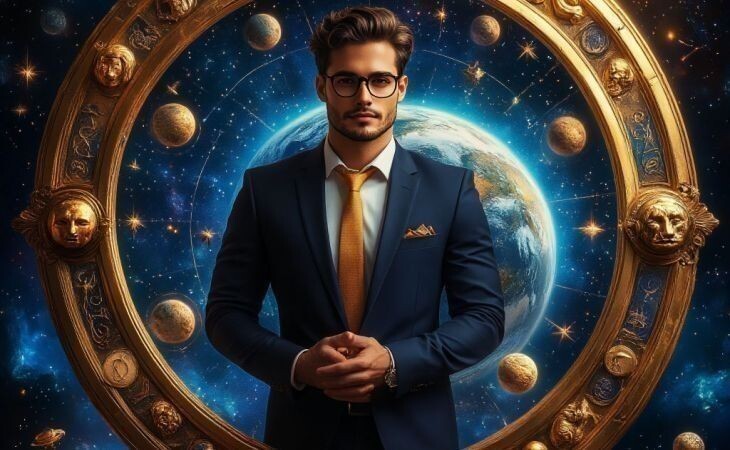 Астрология. Фото: сгенерировано с помощью нейросети "Алиса", "Атмосфера"