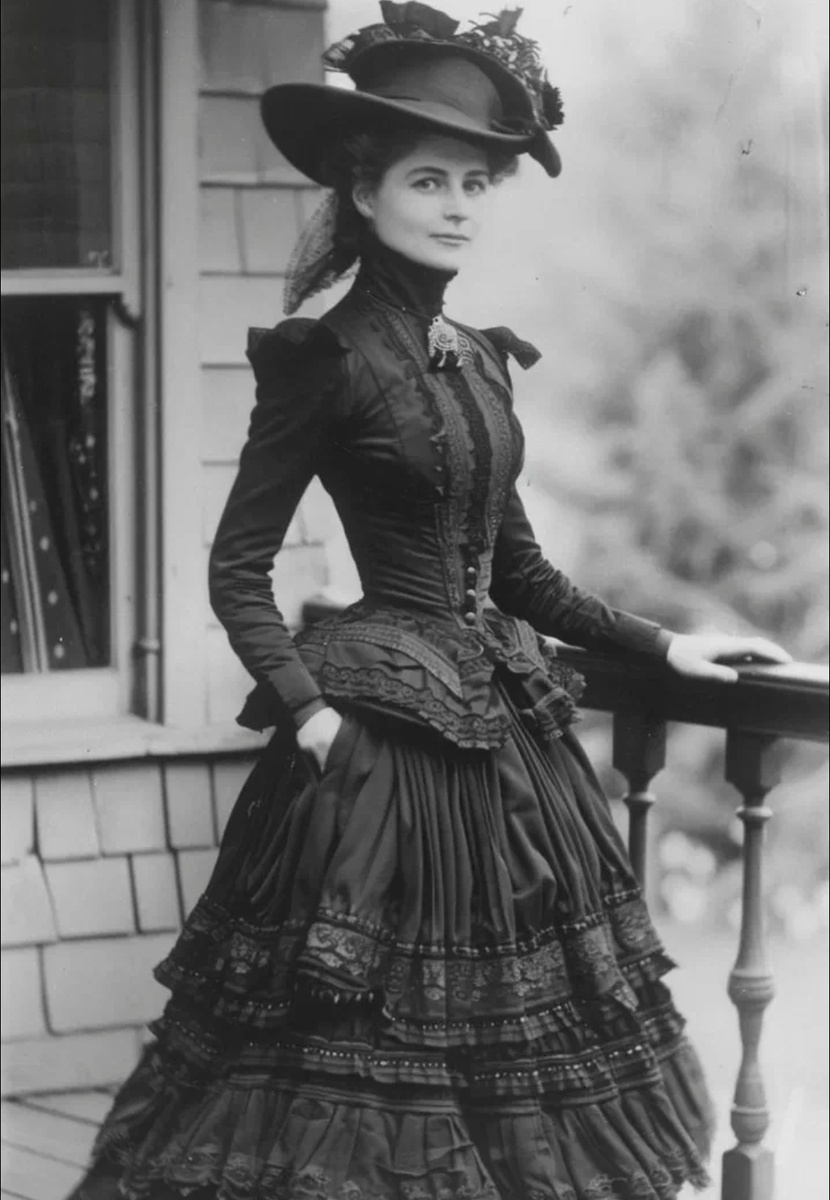 Яндекс. О, да. Мне очень нравятся женские наряды того времени. Впрочем, мне нравятся женские наряды и дореволюционного периода, когда всякие корсеты и многослойная пышность канула в лету, но сохранялась некоторая закрытость и женственность