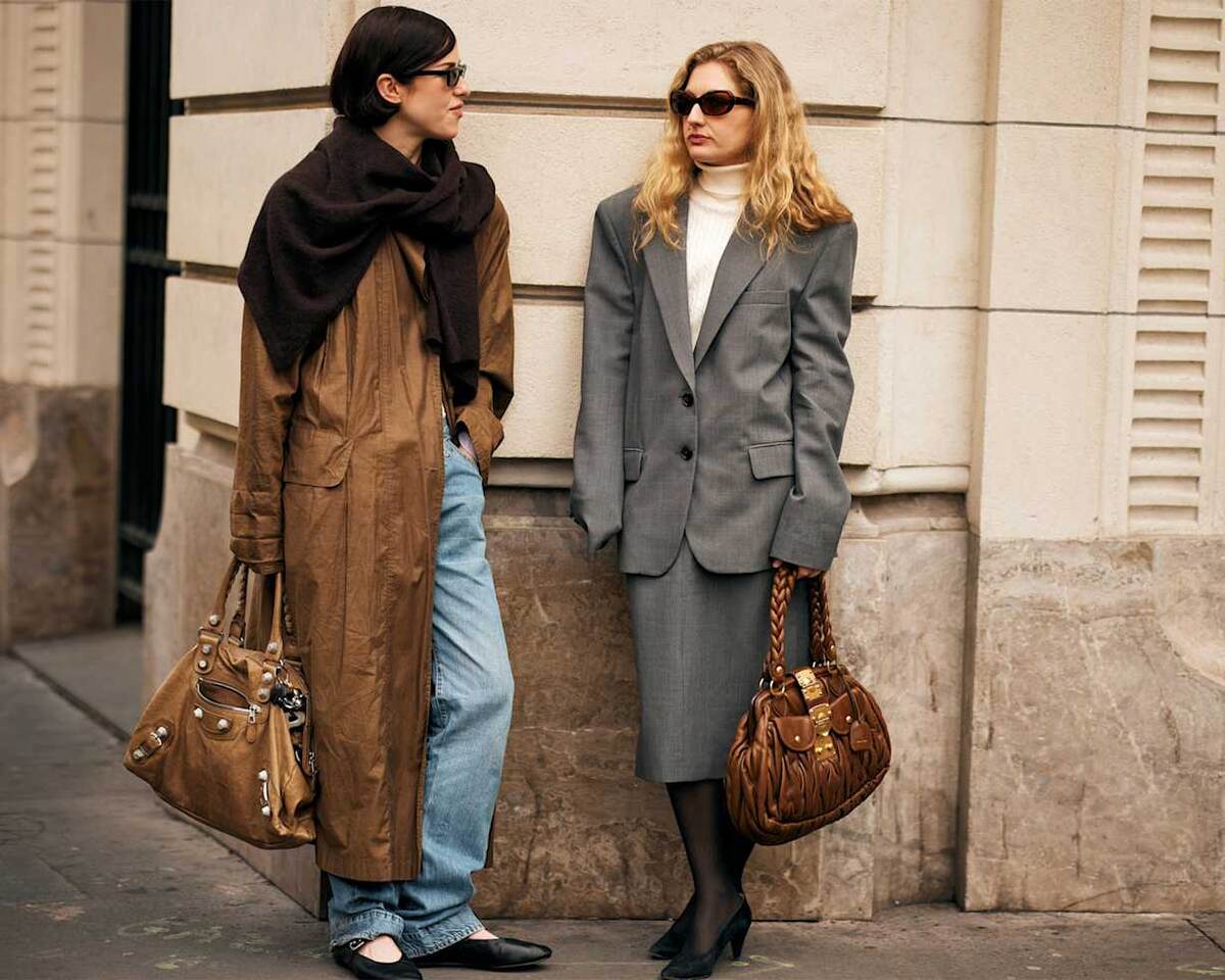 Шоколадные оттенки помогают обьемным вещам выглядеть более элегантно.