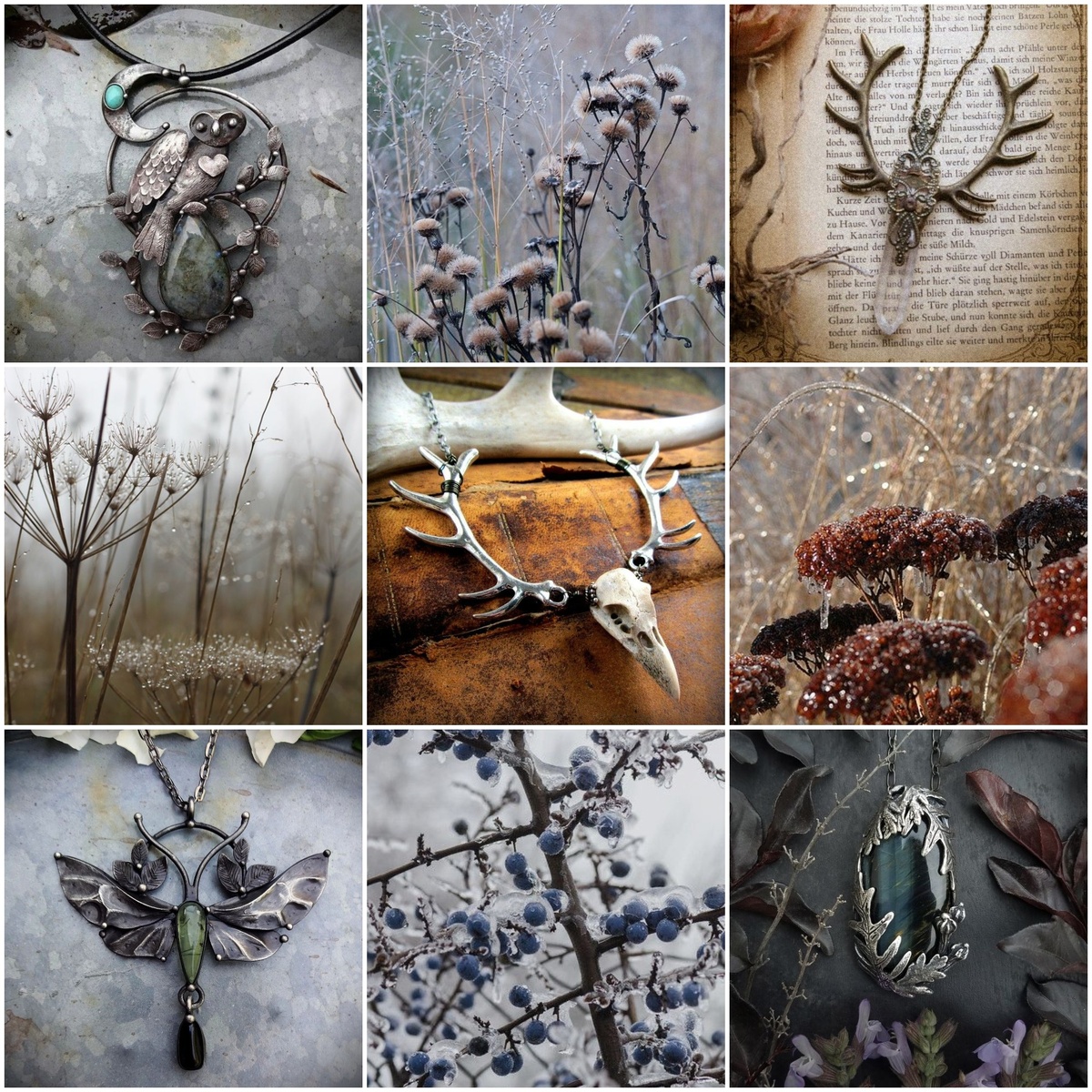 1. Ноябрьское настроение в металле, камне и мастерстве. Иллюстрации из открытых источников. Коллажи авторские.