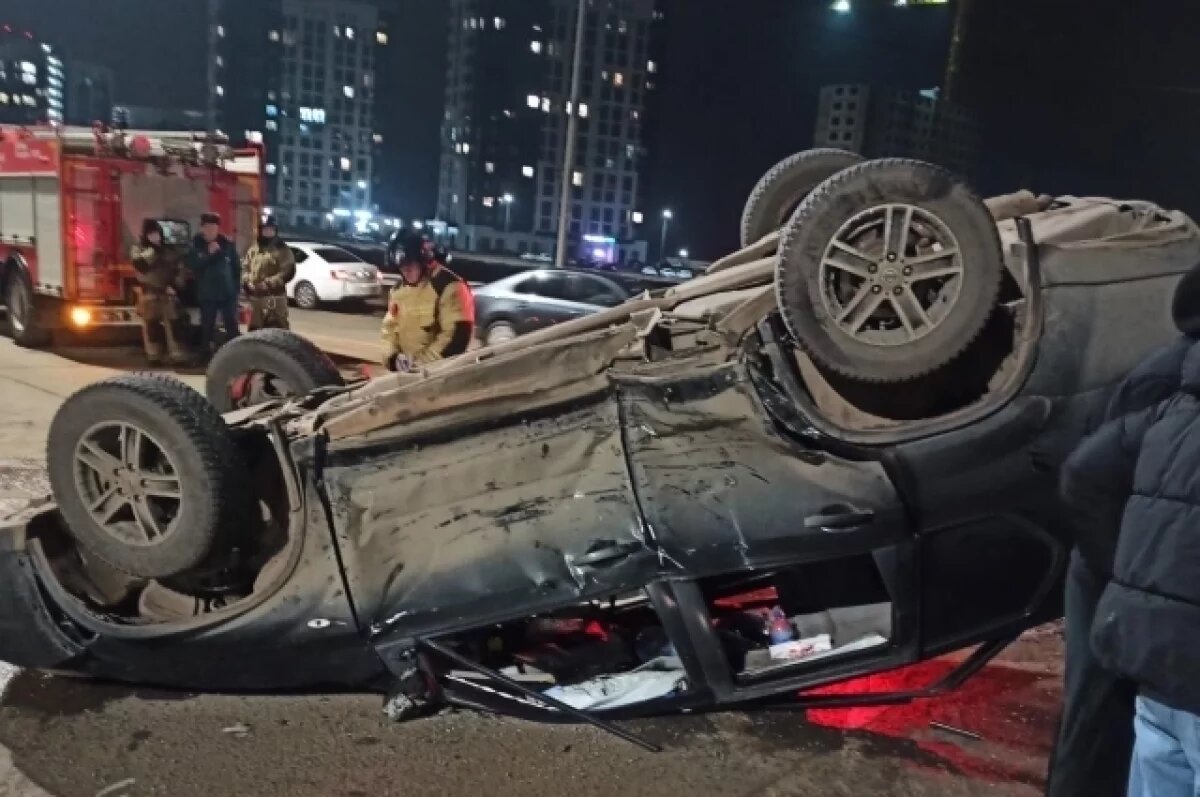    В Оренбурге на Загородном шоссе разбились две иномарки