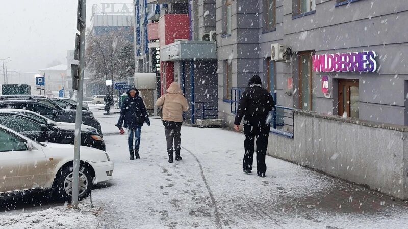     Снегопад в Барнауле Анна Зайкова