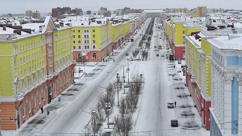 Зимний вариант той же улицы
