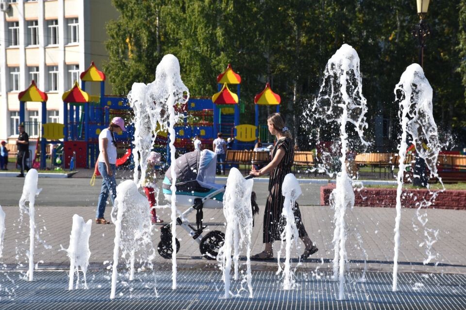   Пешеходный фонтан. Источник: Минстрой Алтайского края