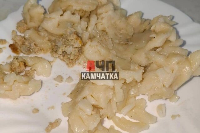    Так выглядят маароны, которые подали детям. Фото: ЧП Камчатка