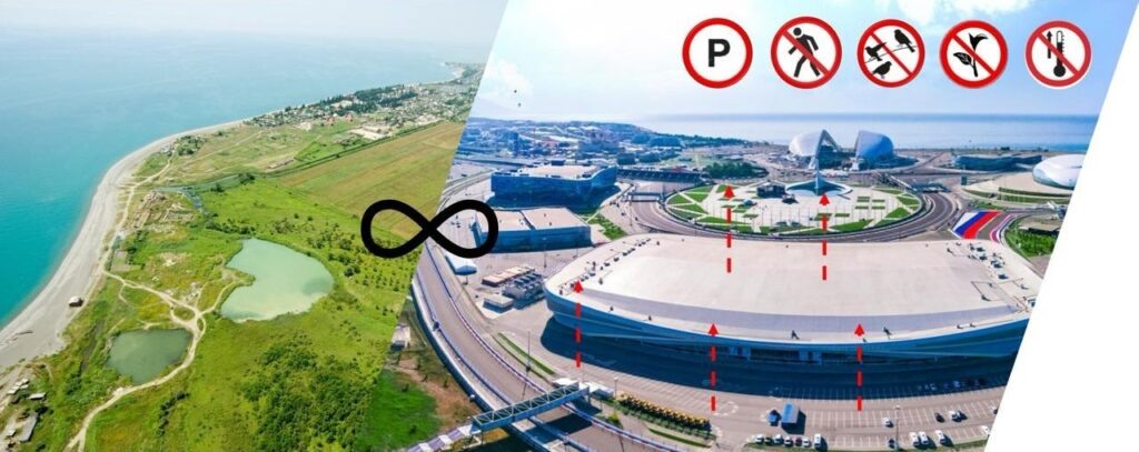 Территория до и после застройки  📷
