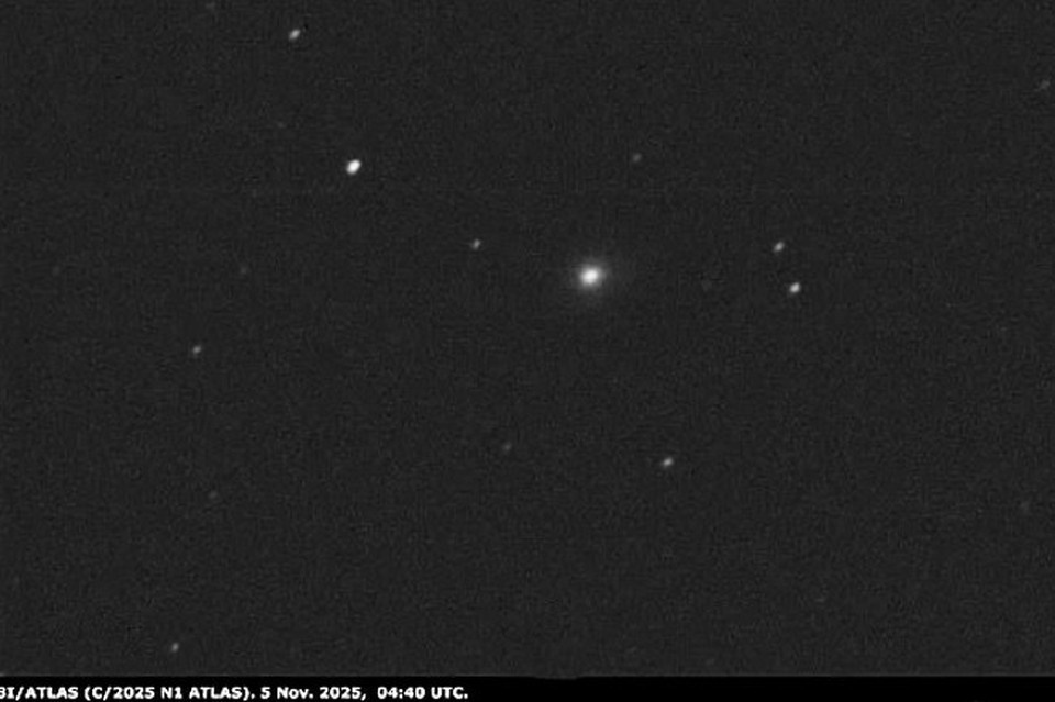    Астроном Леб: 3I/ATLAS после изменения курса направиться к Юпитеру. Фото: Gianluca Masi, Manciano, Italy - MPC code:M50 - The Virtual Telescope Project.