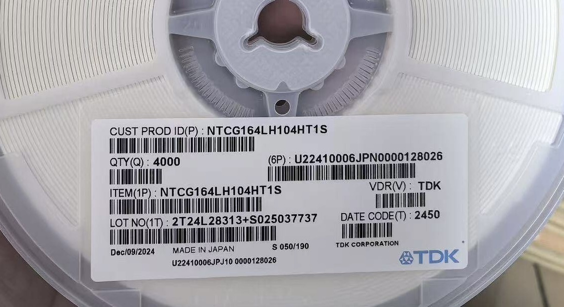 TDK Series NTCG164LH104HT1S.