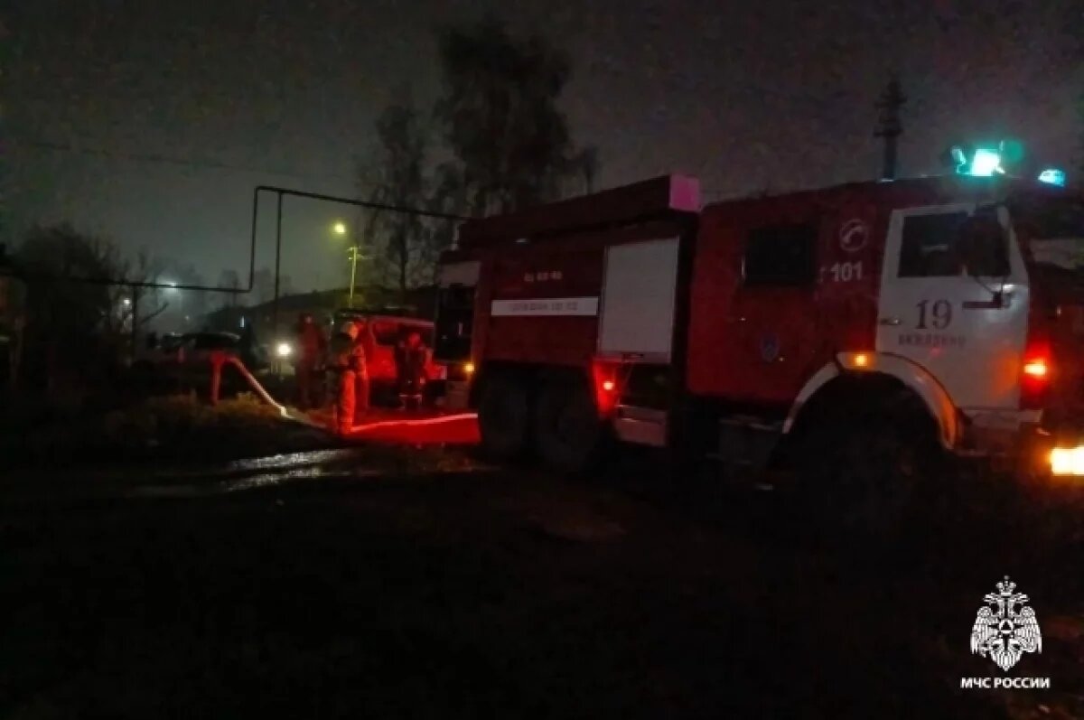    Тела двух человек нашли под завалами после пожара в жилом доме под Тамбовом