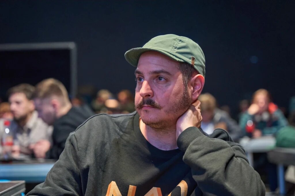 Доминик Сурано на European Defense Tech Hackathon в Киеве Фото: Никита Шандиба